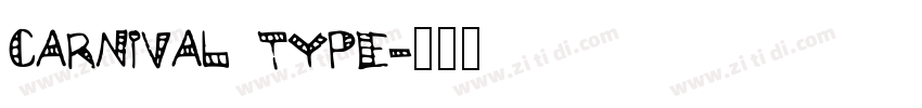 Carnival type字体转换